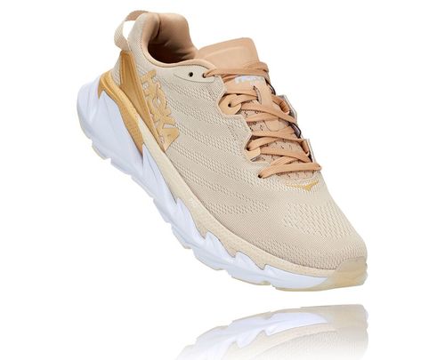 Hoka One One Dame Elevon 2 Road Løpesko Almond Milk/Hvit Norge-78HTE